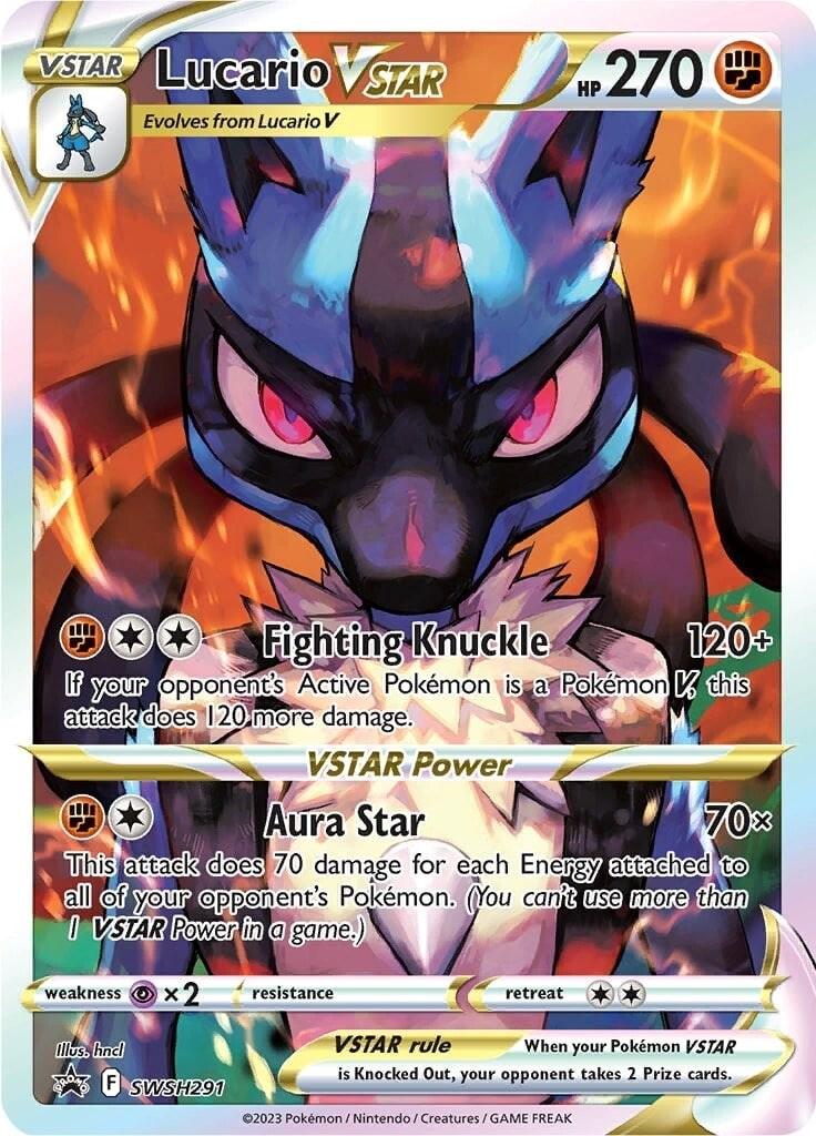 Lucario VSTAR #SWSH291 — Black Star Promo