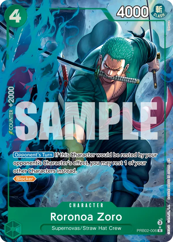 Roronoa Zoro PRB02-006 (V.2)