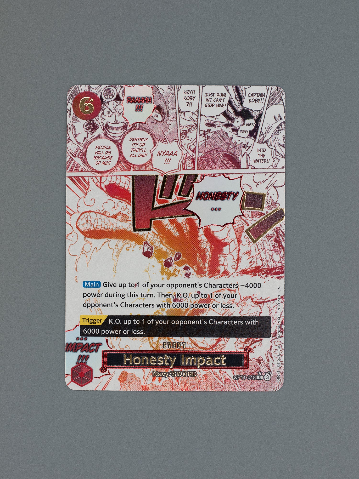 Honesty Impact [Alternate Art] OP11-018